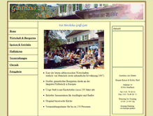 Tablet Screenshot of gasthausmuehle.de
